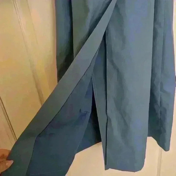 Vintage ladies blue  trenchcoat size medium - Picture 7 of 16